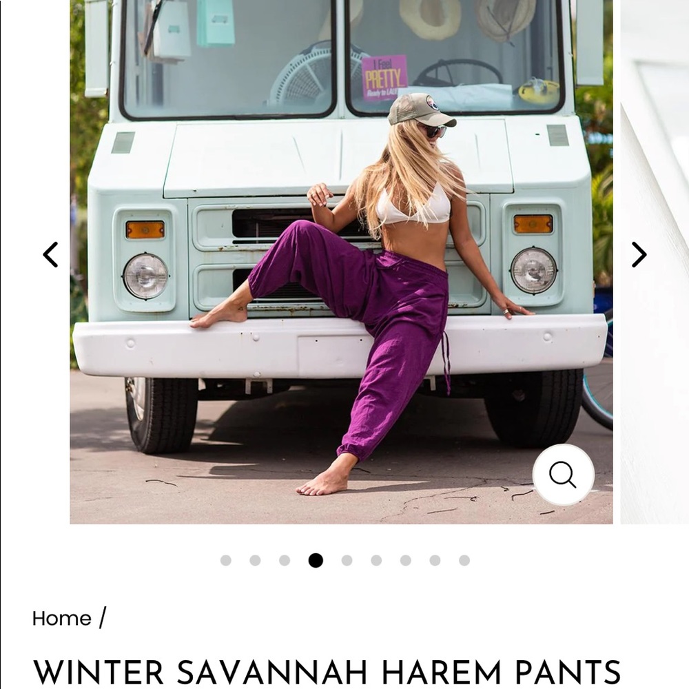 Organic Harem Pants
